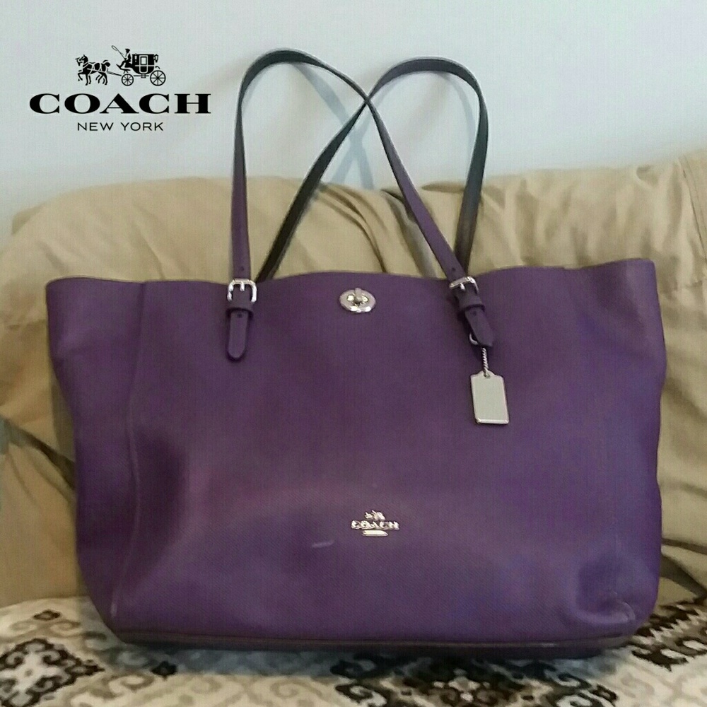 Coach Turnlock Tote